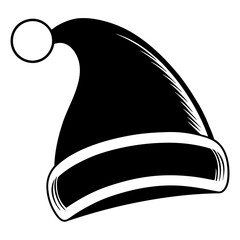 black hat isolated on white