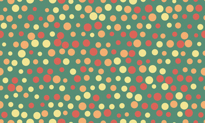 Round spotted pattern with geometric repetition. Ideal for fabric prints, poster backgrounds, and abstract wallpaper designs with trendy circles.