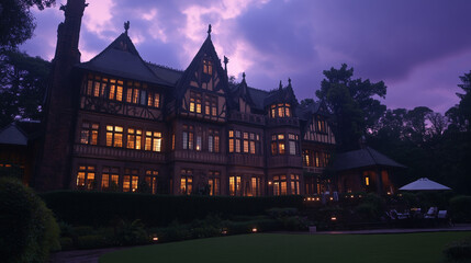 Fototapeta premium African Mansion in a Forest, Karen, Kenya