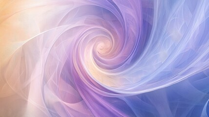 Obraz premium Abstract swirl with soft pastel colors, light gradients