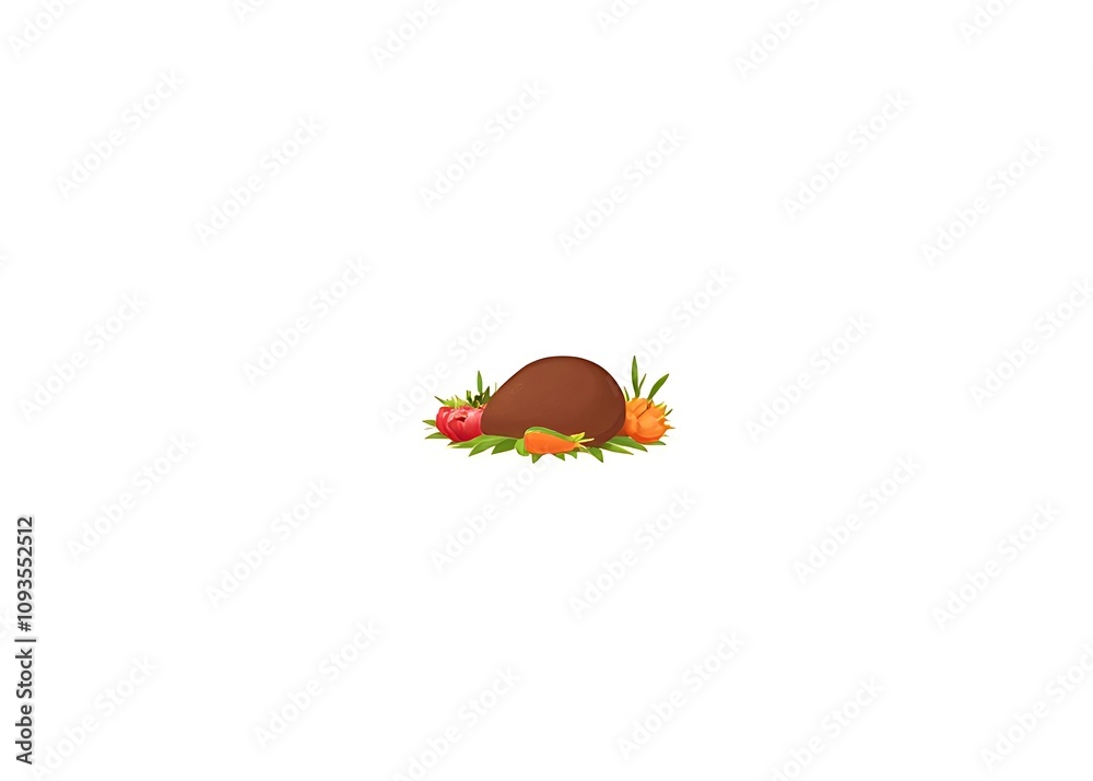 Poster a set of isolated thanksgivin icons against a white background in vector format to be used for vario