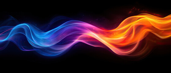 Abstract Light Trails, Speed, Motion Blur