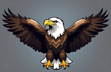 Obraz premium High quality illustration of a eagle, for logo and icons 