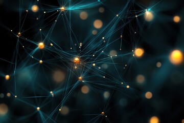 social network connection for online business  background