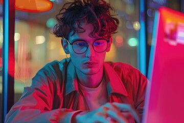 Obraz premium Binary