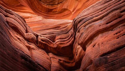 Majestic Curves of Antelope Canyon. Exploring Nature's Intricate Sandstone Waves and Erosional Patterns. Stunning Example of Natural Art for Photography and Geological Inspiration