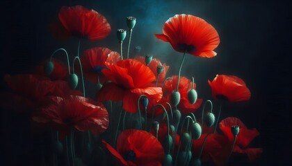 red poppy flower
