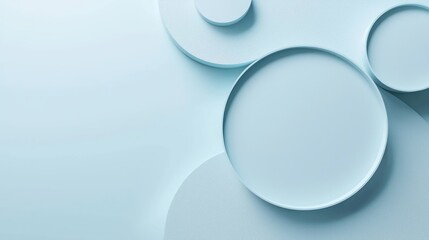 Light blue geometric 3D background offering a fresh and clean aesthetic