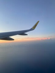 Obraz premium view from airplane window
