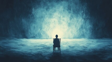 Obraz premium The Empty Chair, Depression