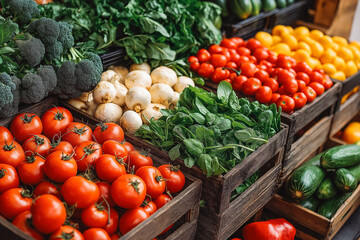 Healthy Lifestyle with Fresh Organic Vegetables