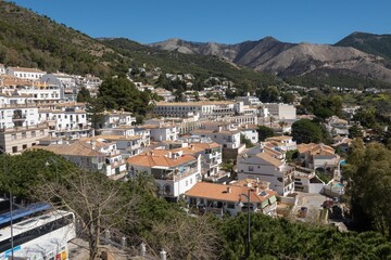 Fototapeta premium Urban environment in the village of Mijas, Andalusia, Spain.
