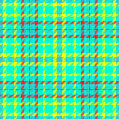 Collage textile pattern background, pretty texture fabric seamless. Premium plaid tartan check vector in bright and cyan colors.