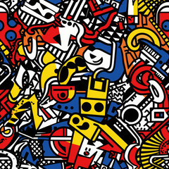 Fototapeta premium Retro Comic Book Pop Art