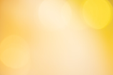 Bright yellow abstract background with smooth gradient and soft bokeh effects