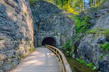 old stone tunnel 