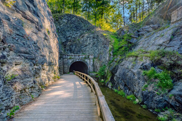 old stone tunnel 