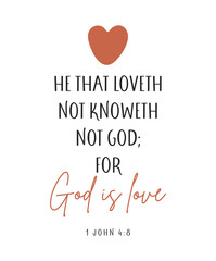 Love verse, Bible verse text vector, Printable scripture text, Bible text art vector