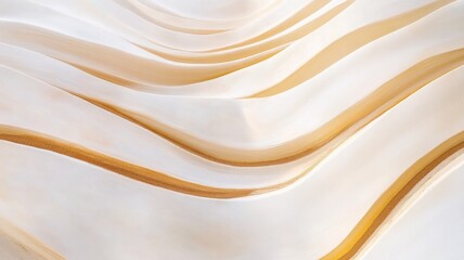 Obraz premium Abstract golden sand waves with elegant flowing patterns