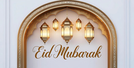 Festive Eid Mubarak Greeting
