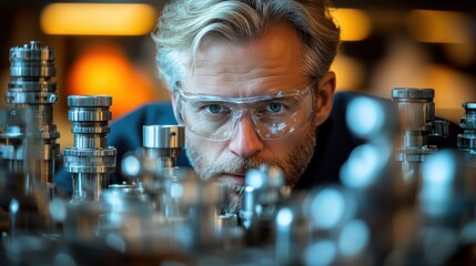 Quality control inspector examining automotive parts, representing the importance of maintaining high standards in manufacturing