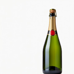 Champagne bottle space to write.