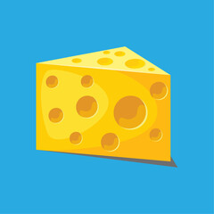 Cheese vector graphic design icon