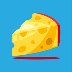 Cheese vector graphic design icon