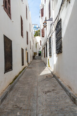 The streets of Tangier, Morocco