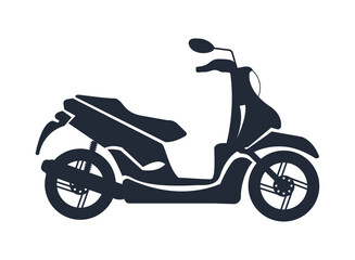 Fototapeta premium motorcycle transportation silhouette