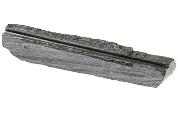 99.9% fine carbon isolated on white background