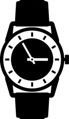 Clock Time Sign Icon Mechanical Watch Symbol. Mechanical clock icon. Time symbol.  Vector illustration.