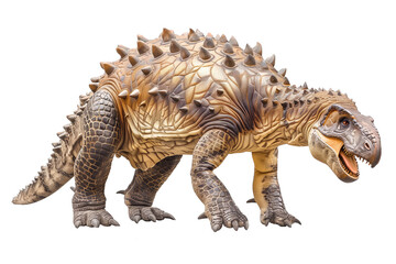 Obraz premium Ankylosaurs is a herbivore genus of armored dinosaur, that lived during the Late Cretaceous period.