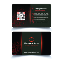 Technology based modern business card template.