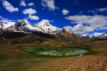 Un-named and one of the 35 fresh water high altitude lakes of Baroghil valley