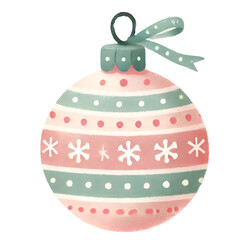 christmas balls illustration