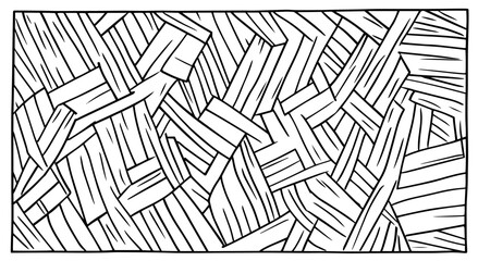 Fototapeta premium intricate square and rectangle compositions