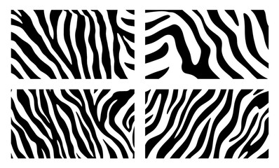 seamless zebra stripe textures in bold graphic style