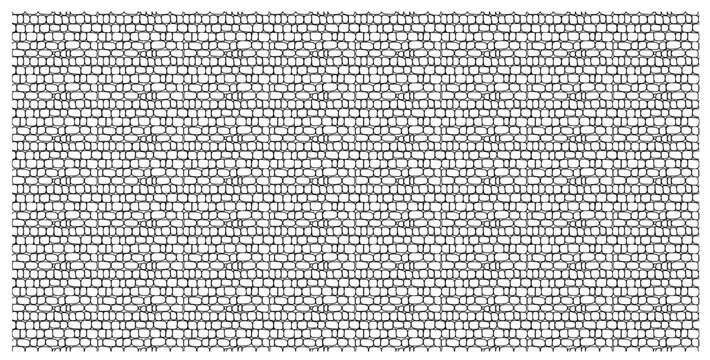 abstract stone wall seamless pattern in hand-drawn style