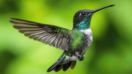Magnificent Hummingbird in Flight: A Vibrant Jewel of Nature
