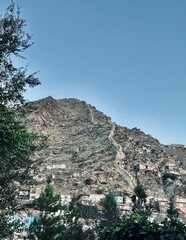 More then 2000 years old wall of oldest kingdom of kabulistan in today’s Kabul city Afghanistan...