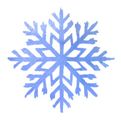 Blue snowflake