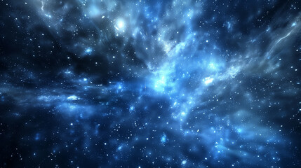 Obraz premium Ethereal Galaxy Filled with Vibrant Starlight