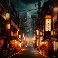 Japan in The Night