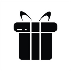 gift box vector icon line sign