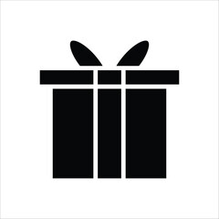 gift box vector icon line sign
