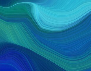 dynamic banner design with light sea green midnight blue and strong blue colors dynamic curved lines with fluid flowing waves and curves