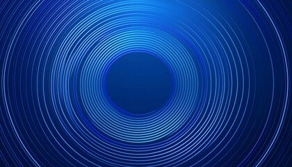 Obraz premium circles and lines vivid colours graphic design for ppt presentation solid dark blue texture background
