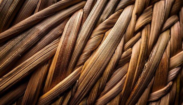 new zealand nz flax woven into kete or harekeke imperfect background with blemishes shallow depth of field in diagonal pattern