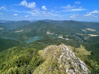 view from Sivec mountain to the surroundings of the Ruž&iacute;n dam